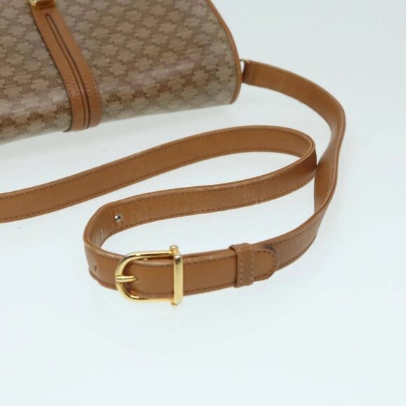 CELINE Macadam Canvas Shoulder Bag Beige Auth - Picture 8 of 16